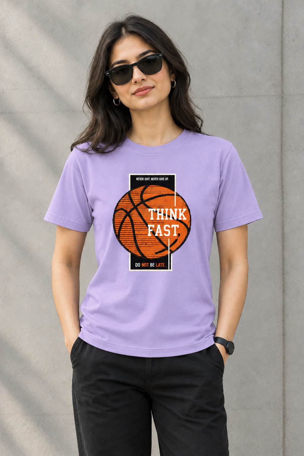BASKTEBALL - THINK FAST - Unisex T-shirt