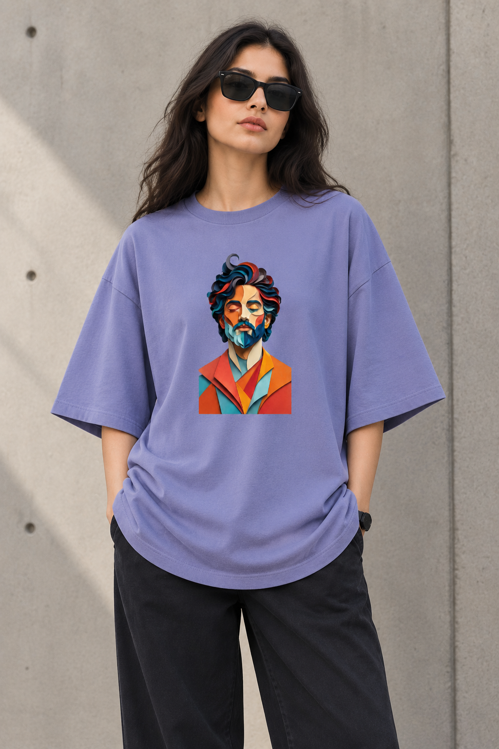 Serene - Oversized T-shirt-Unisex