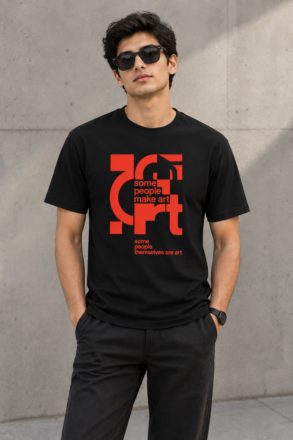 Some People make Art, some people themselves are Art -Unisex T-shirt