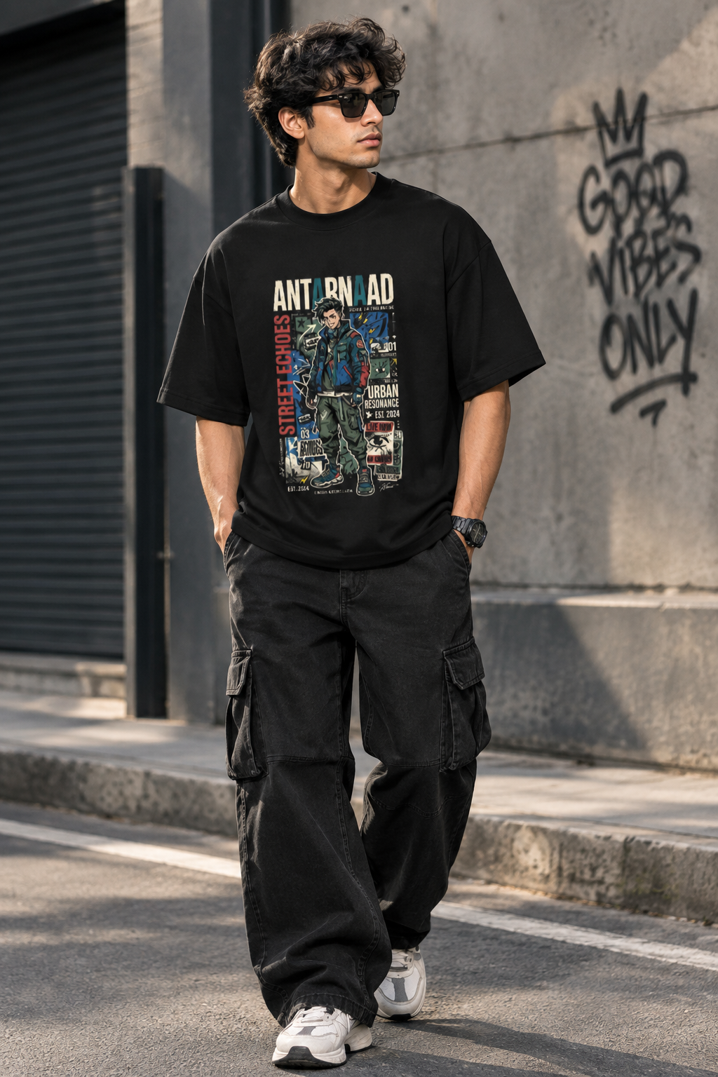 ANIME STYLE POSTER - Oversized - Unisex T-shirt